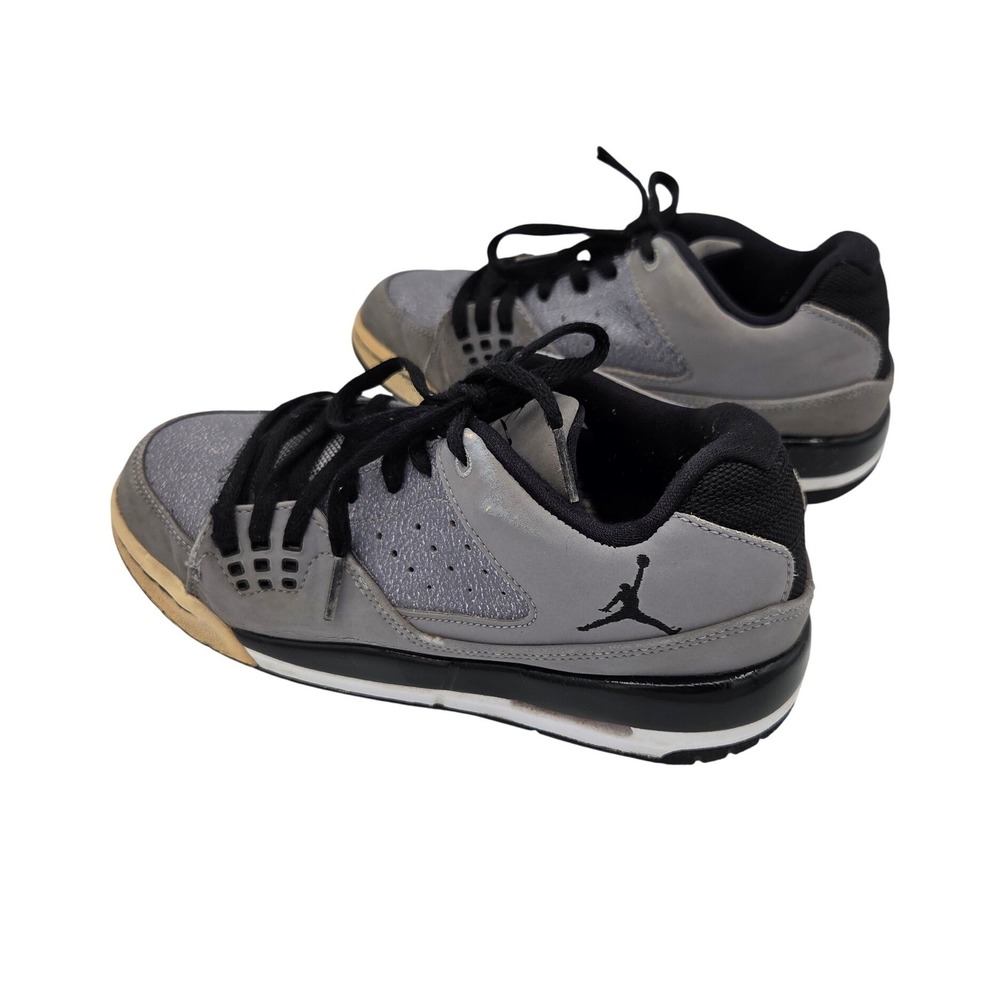 Jordan Flight SC-1 Low Cool Grey Kids Basketball Shoes 599930-003 Size 4Y